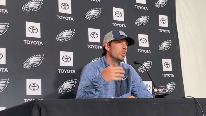 Eagles OC Shane Steichen on June 3, 2022